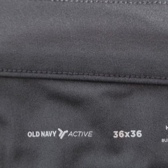 Old Navy Active Pants men's 36X36 grey colour active wear Hybrid polyester pants - Picture 5 of 12